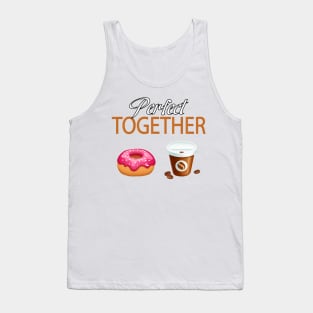 Perfect Together Donut Coffee Lover Tank Top